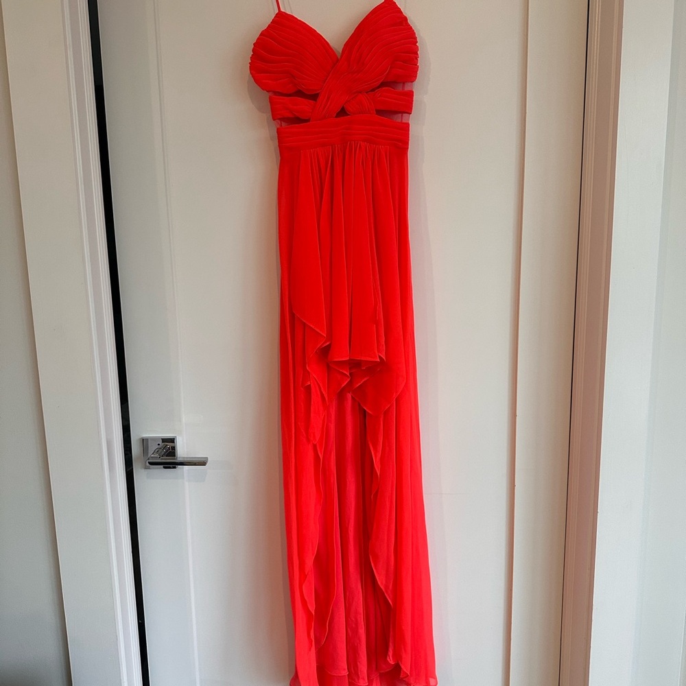 Elegant Red Evening Gown
